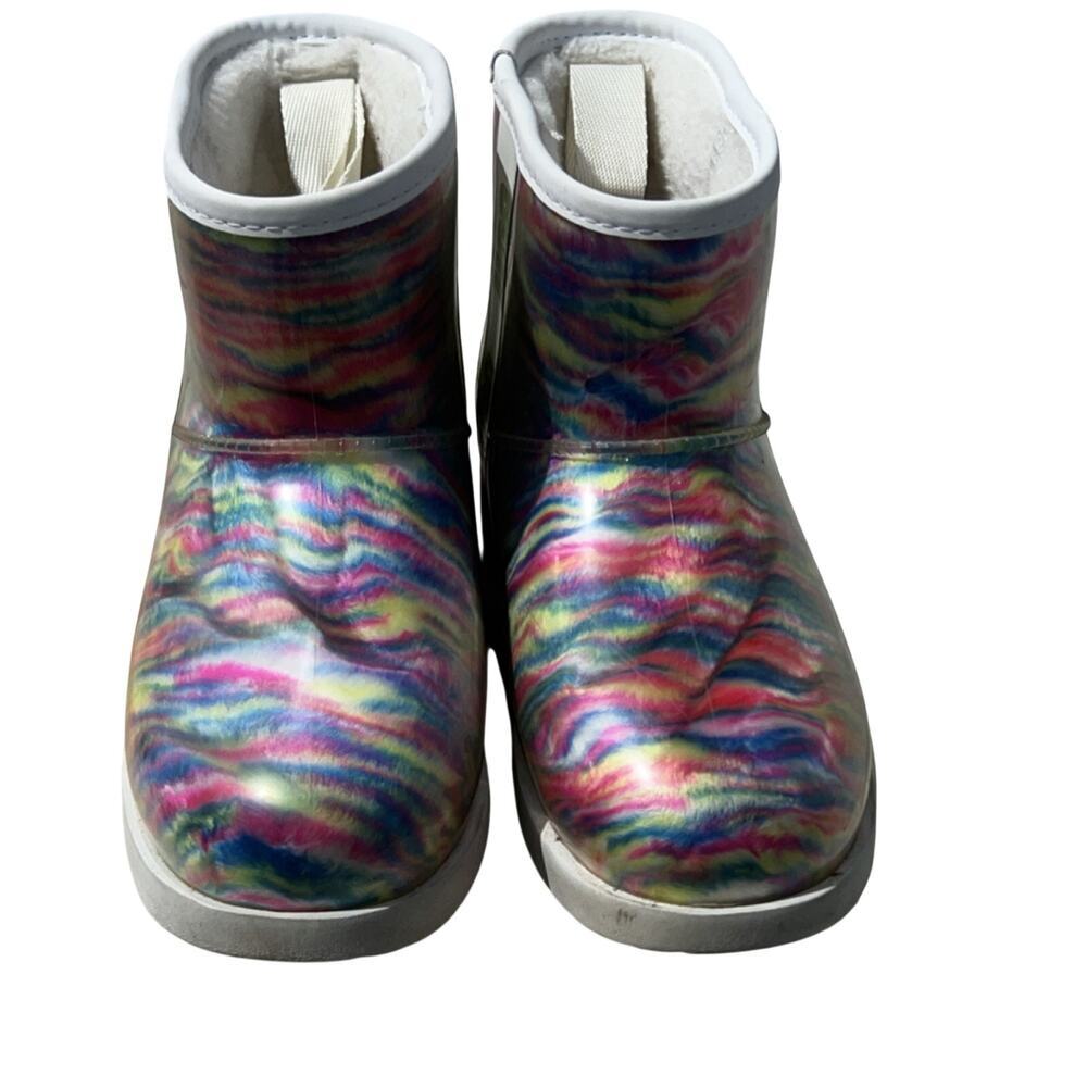 UGG Kids Waterproof Multicolor Bootie US 5 Model 1129051K Rubber Pull On
